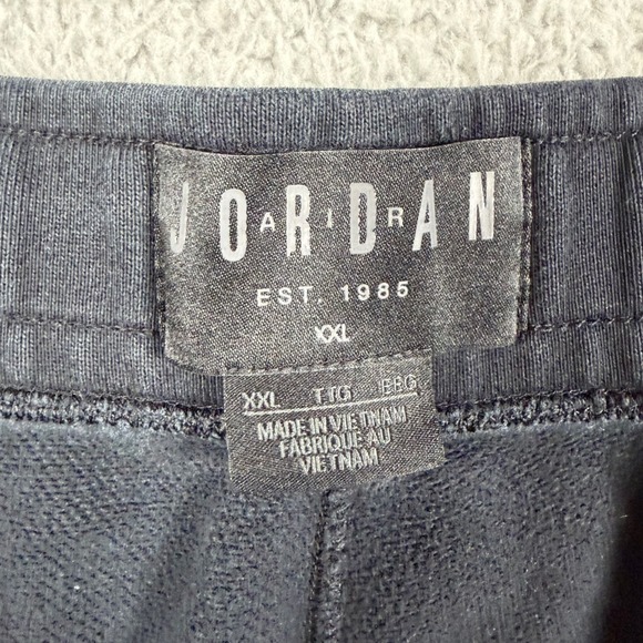 Nike Air Jordan Men's 2XL Dri-Fit Sport Statement Fleece Joggers Pants Black - Picture 2 of 9